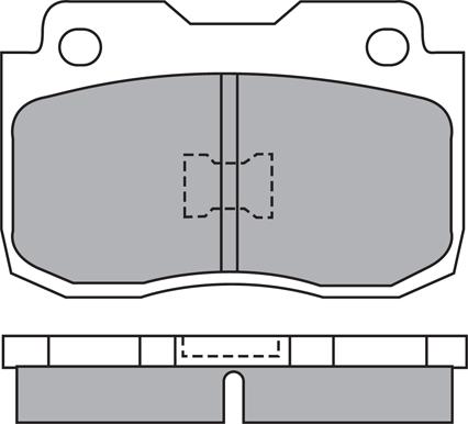 Aisin ASN-2119 - Тормозные колодки, дисковые, комплект avtokuzovplus.com.ua