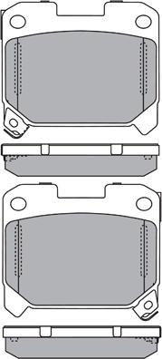 AISIN ASN-2171 - Тормозные колодки, дисковые, комплект avtokuzovplus.com.ua