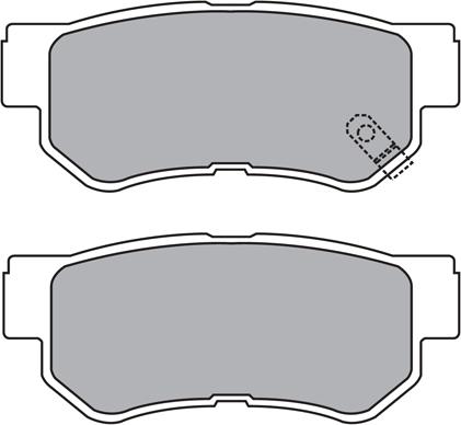 Aisin ASN-2174 - Тормозные колодки, дисковые, комплект avtokuzovplus.com.ua