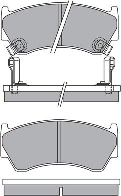 DJ Parts BP2948 - Гальмівні колодки, дискові гальма autocars.com.ua