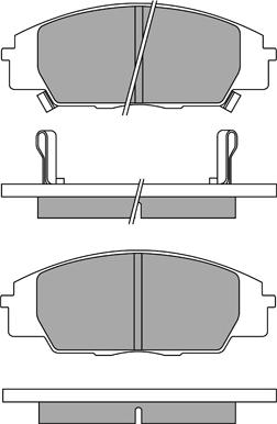 Aisin ASN-2183 - Тормозные колодки, дисковые, комплект autodnr.net