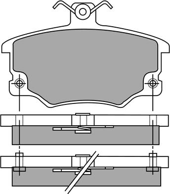 AISIN ASN-2187 - Тормозные колодки, дисковые, комплект avtokuzovplus.com.ua