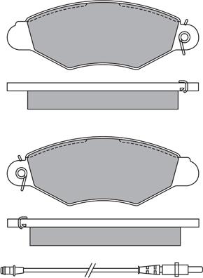 AISIN ASN-2200 - Гальмівні колодки, дискові гальма autocars.com.ua