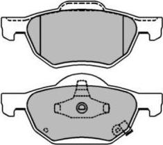 Aisin ASN-2234 - Тормозные колодки, дисковые, комплект autodnr.net