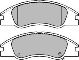 Aisin ASN-2237 - Тормозные колодки, дисковые, комплект autodnr.net