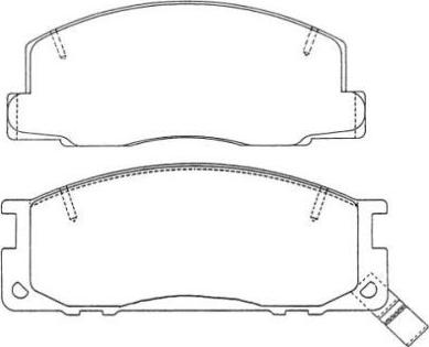 Aisin ASN-225W - Гальмівні колодки, дискові гальма autocars.com.ua