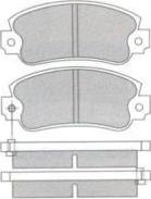 AISIN ASN-2325 - Тормозные колодки, дисковые, комплект avtokuzovplus.com.ua