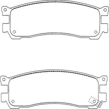 AISIN ASN-239 - Тормозные колодки, дисковые, комплект avtokuzovplus.com.ua