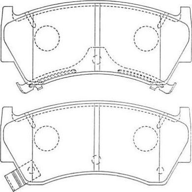 Aisin ASN-246 - Гальмівні колодки, дискові гальма autocars.com.ua