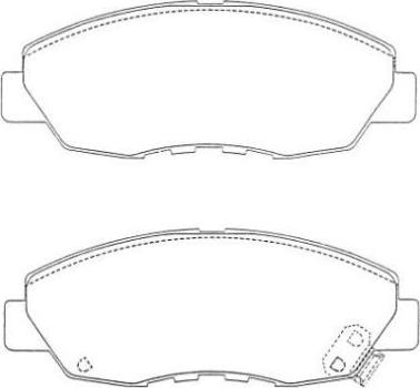 Aisin ASN-271 - Тормозные колодки, дисковые, комплект avtokuzovplus.com.ua