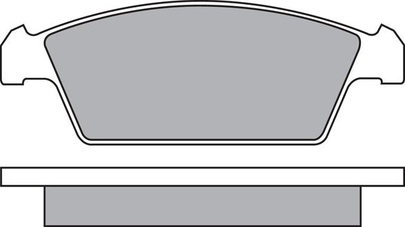 Aisin ASN-3000 - Тормозные колодки, дисковые, комплект avtokuzovplus.com.ua