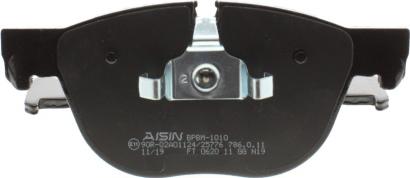 AISIN BPBM-1010 - Тормозные колодки, дисковые, комплект autodnr.net