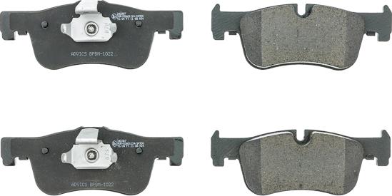 AISIN BPBM-1022 - Гальмівні колодки, дискові гальма autocars.com.ua