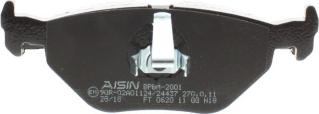 AISIN BPBM-2001 - Гальмівні колодки, дискові гальма autocars.com.ua