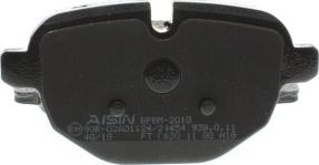 AISIN BPBM-2010 - Тормозные колодки, дисковые, комплект avtokuzovplus.com.ua