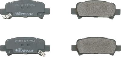 AISIN BPF-7000 - Гальмівні колодки, дискові гальма autocars.com.ua