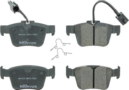 AISIN BPFC-7002 - Гальмівні колодки, дискові гальма autocars.com.ua