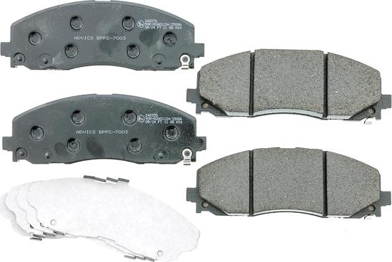 AISIN BPFC-7003 - Гальмівні колодки, дискові гальма autocars.com.ua