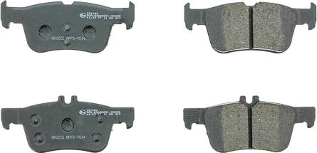 AISIN BPFD-7014 - Гальмівні колодки, дискові гальма autocars.com.ua