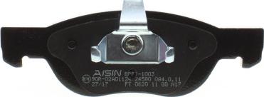 AISIN BPFI-1003 - Тормозные колодки, дисковые, комплект autodnr.net