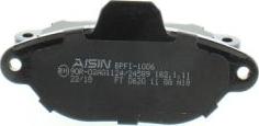 AISIN BPFI-1006 - Гальмівні колодки, дискові гальма autocars.com.ua