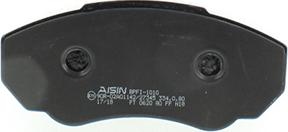 AISIN BPFI-1010 - Тормозные колодки, дисковые, комплект autodnr.net