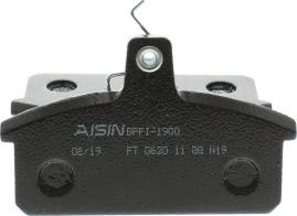 AISIN BPFI-1900 - Гальмівні колодки, дискові гальма autocars.com.ua