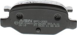 AISIN BPFI-2002 - Тормозные колодки, дисковые, комплект autodnr.net