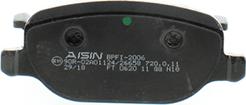 AISIN BPFI-2006 - Тормозные колодки, дисковые, комплект autodnr.net