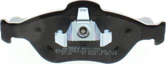 AISIN BPFO-1008 - Тормозные колодки, дисковые, комплект avtokuzovplus.com.ua