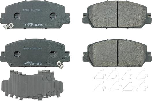 AISIN BPH-7003 - Гальмівні колодки, дискові гальма autocars.com.ua