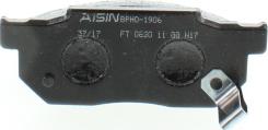 AISIN BPHO-1906 - Тормозные колодки, дисковые, комплект autodnr.net