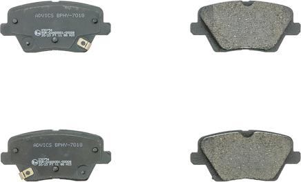 AISIN BPHY-7018 - Гальмівні колодки, дискові гальма autocars.com.ua