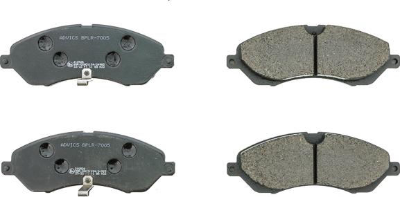 AISIN BPLR-7005 - Гальмівні колодки, дискові гальма autocars.com.ua