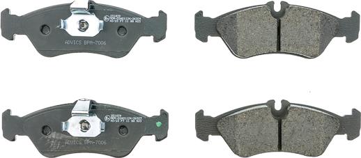 AISIN BPM-7006 - Гальмівні колодки, дискові гальма autocars.com.ua