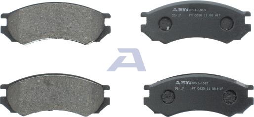 AISIN BPNI-1010 - Гальмівні колодки, дискові гальма autocars.com.ua