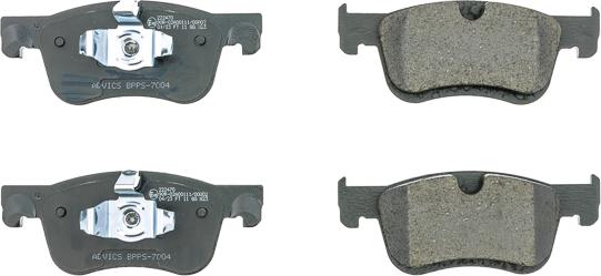 AISIN BPPS-7004 - Гальмівні колодки, дискові гальма autocars.com.ua