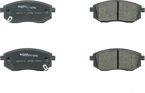 AISIN BPRE-7000 - Гальмівні колодки, дискові гальма autocars.com.ua