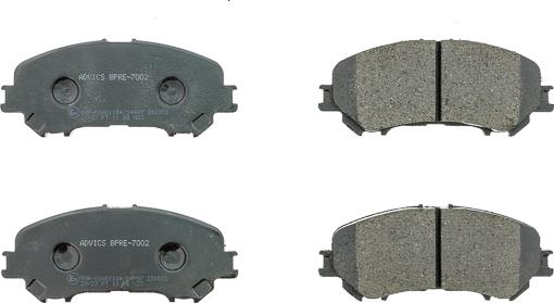 AISIN BPRE-7002 - Гальмівні колодки, дискові гальма autocars.com.ua