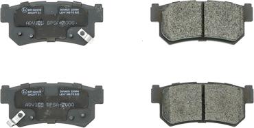 AISIN BPSA-7000 - Гальмівні колодки, дискові гальма autocars.com.ua