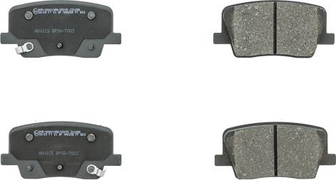 AISIN BPSA-7003 - Гальмівні колодки, дискові гальма autocars.com.ua