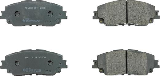 AISIN BPT-7000 - Гальмівні колодки, дискові гальма autocars.com.ua