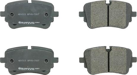 AISIN BPVG-7007 - Гальмівні колодки, дискові гальма autocars.com.ua