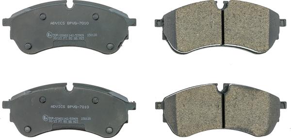 AISIN BPVG-7010 - Гальмівні колодки, дискові гальма autocars.com.ua