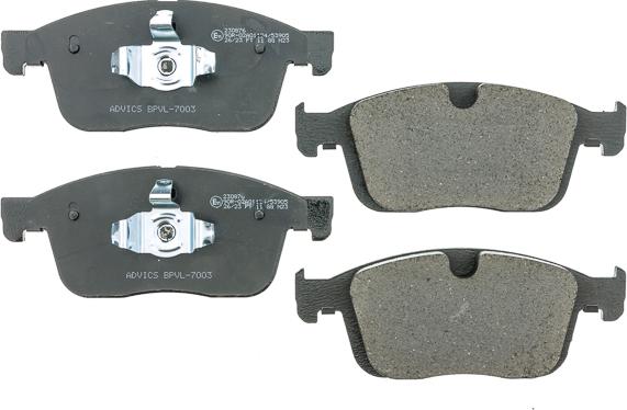 AISIN BPVL-7003 - Гальмівні колодки, дискові гальма autocars.com.ua