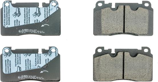 AISIN BPVW-1043 - Гальмівні колодки, дискові гальма autocars.com.ua