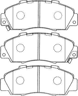 Aisin C1N018 - Гальмівні колодки, дискові гальма autocars.com.ua