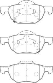 Aisin C1N083 - Тормозные колодки, дисковые, комплект avtokuzovplus.com.ua