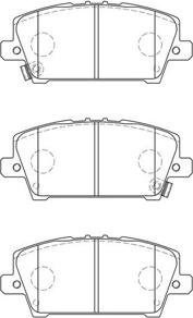 Aisin C1N085 - Тормозные колодки, дисковые, комплект autodnr.net