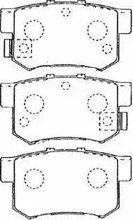 Aisin C2N015 - Тормозные колодки, дисковые, комплект autodnr.net